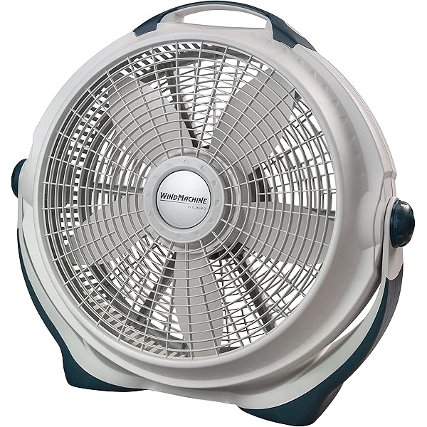 Lasko Wind Machine Fan, Air Circulator Fan with 3 Speeds, 20" Model 3300, Gray