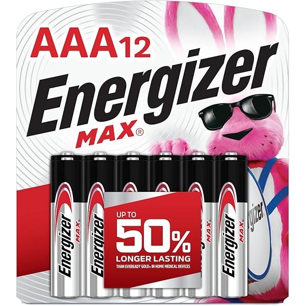 Energizer MAX AAA Batteries (12 Pack), Triple A Alkaline Batteries