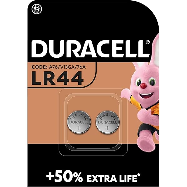 2-Pack LR44 Alkaline Button Coin Cell Battery