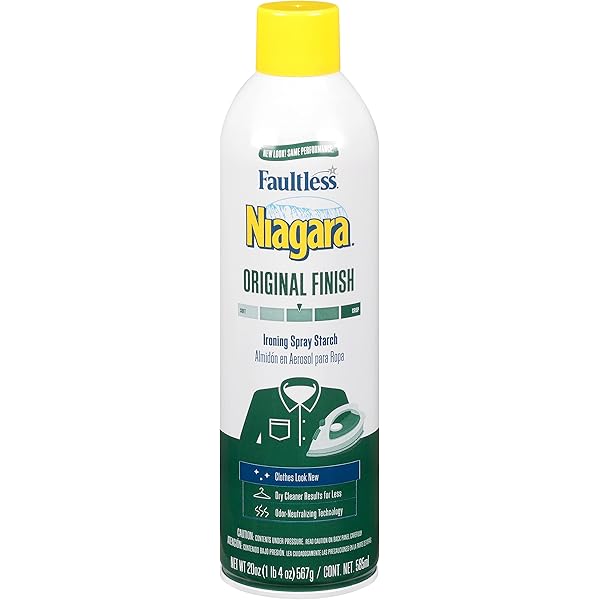 Faultless Niagara F17 08120 Spray Starch Original, 20 Oz
