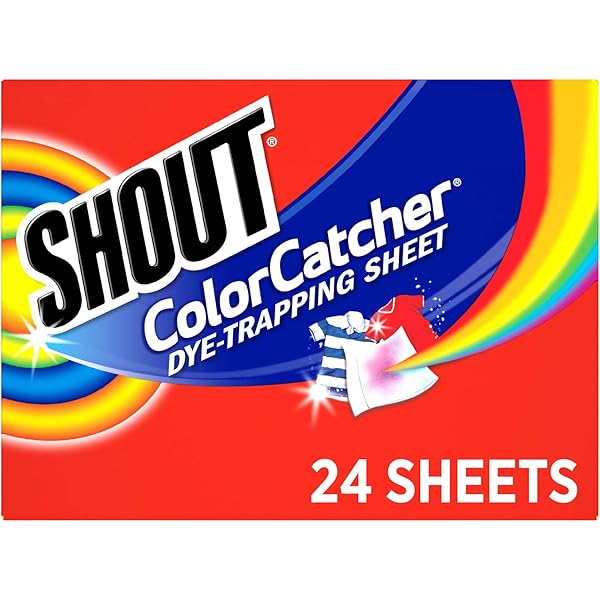 Shout Color Catcher Sheets for Laundry, Allow Mixed Washes, Prevent Color Runs and Maintain Original Clothing, 24 Count - Pack of 1