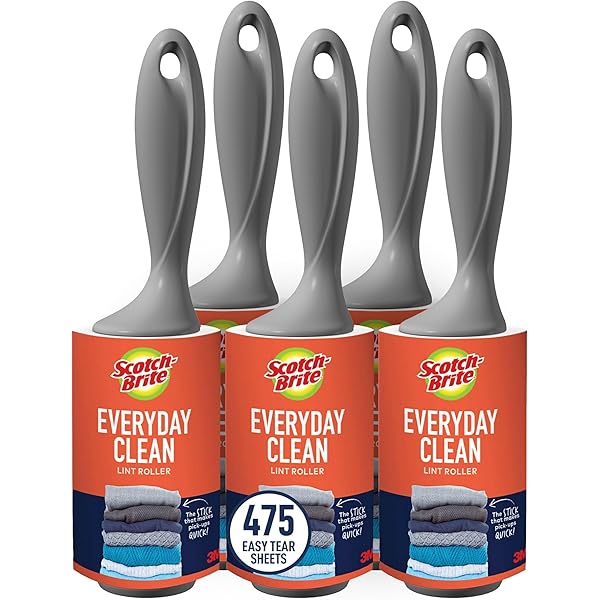 Scotch-Brite Everyday Clean Lint Roller Combo Pack 836RS-95-5pka, 1 pack per case