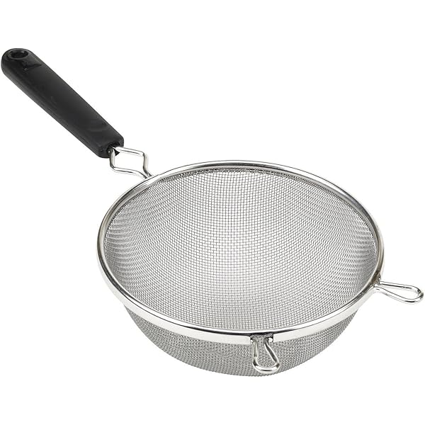 GoodCook Everyday 6 Inch Fine Mesh Strainer with Stainless Steel Frame
