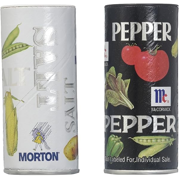 Morton Salt & Pepper Shakers