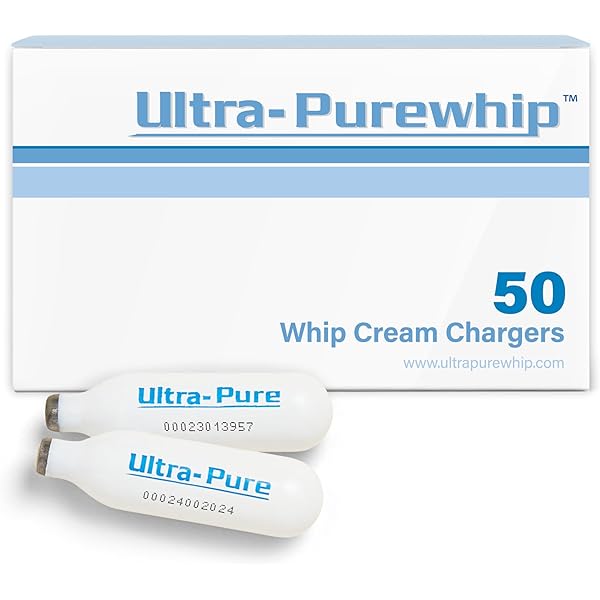Ultra-Purewhip Whipped Cream Charger | 8g Culinary-Grade Stainless Steel Cartridges for Whipped Cream Dispensers | European Quality for Professional & Home Kitchens