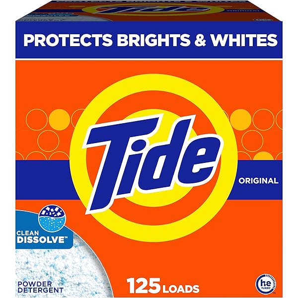 Tide Powder Laundry Detergent, Original Scent, 113 Loads, 143 oz
