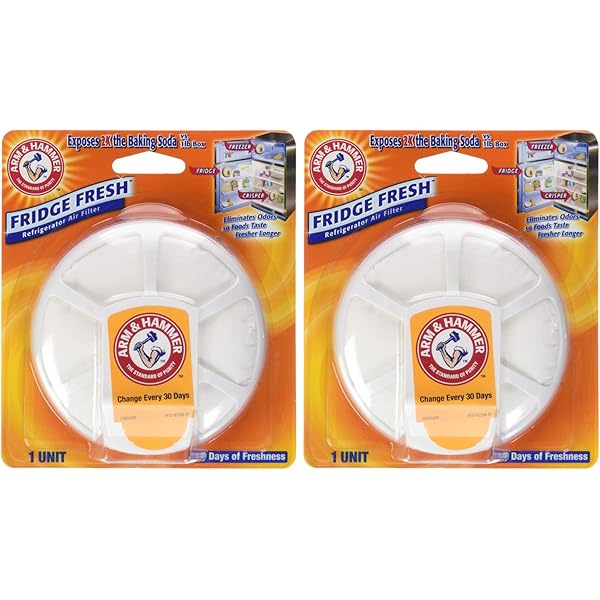 Arm & Hammer Fridge Fresh Refrigerator, 1 Count (Pack of 2)