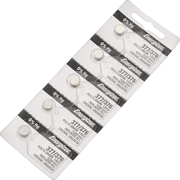 Energizer 377/376 Watch Batteries (Pack of 5)