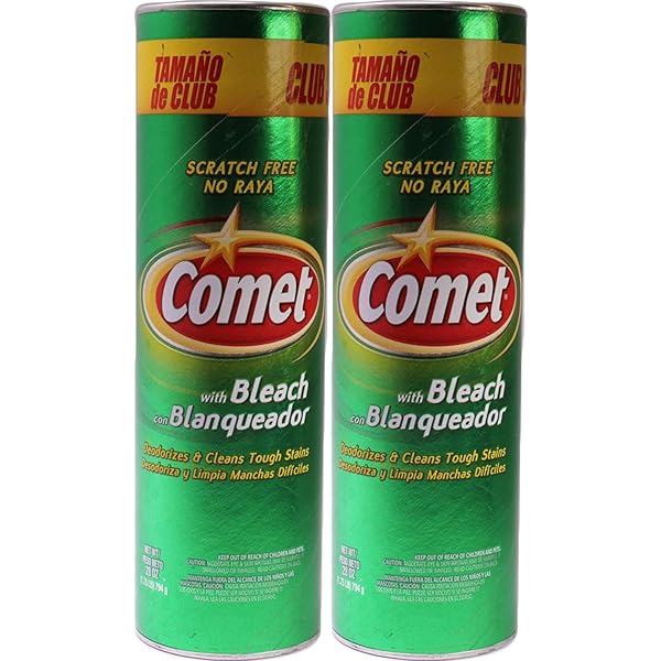 Comet Cleanser with Bleach 28 ounce, (Pack of 2)
