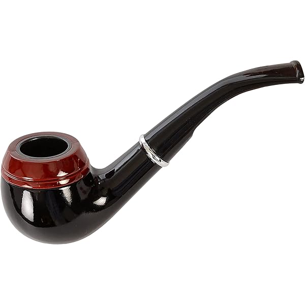 Kangaroo 5.5 Inches Fake Cigar Smoke Pipes for Smoking - Costume Prop Pipe Toy - Detective Props Cigar & Bubble Pipe for Hugh Hefner Costume - Accessory for Halloween Cosplay