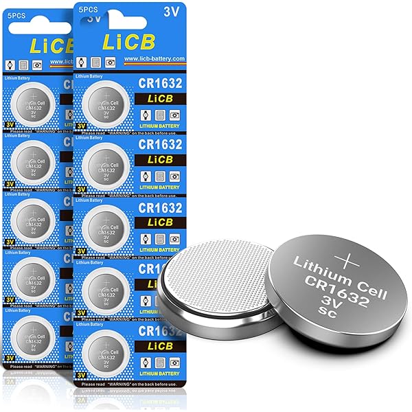 LiCB 10 Pack CR1632 3V Lithium Battery CR 1632