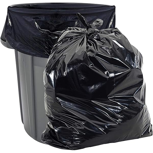Aluf Plastics Heavy Duty 55 Gallon Trash Bags - (Value 50 Pack) - 1.5 MIL equivalent Industrial Strength Plastic 35" x 55" for 50-55 Gal Cans -Fits Toter, Rubbermaid Brute, Carlislie Bronco etc.