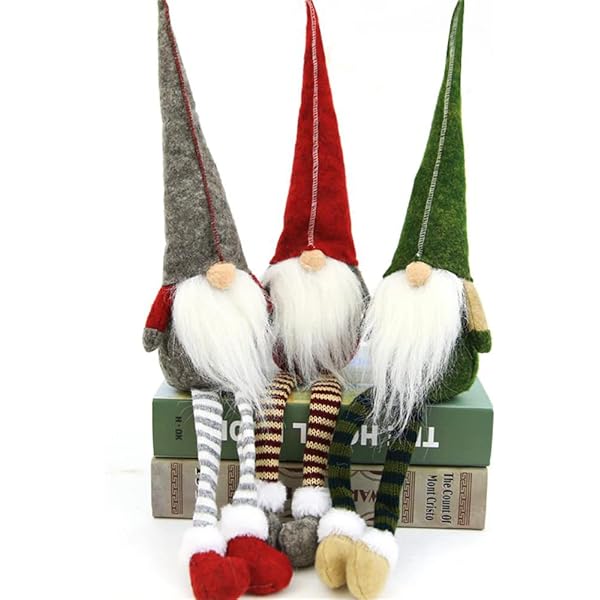 3pcs new Christmas decoration long legs Rudolph doll Christmas children gift hotel mall window decoration