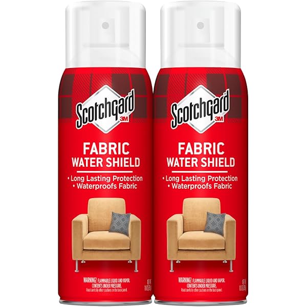 Scotchgard Fabric Water Shield, Water Repellent Spray for Spring and Summer Clothing and Household Upholstery Items, Long-Lasting Protection for Seasonal Fabric, Two 10 Oz Cans (Pack of 2)