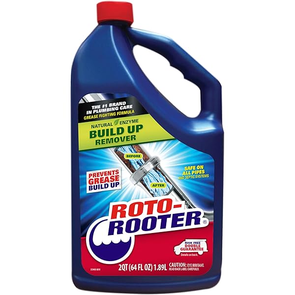 Roto-Rooter 351271 Build-Up Remover Drain Cleaner, 64 oz