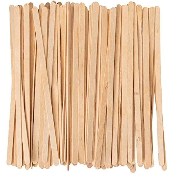 Gusto [500 Count] 5.5 Inch Wooden Coffee Stirrers - Wood Stir Sticks, Biodegradable, Eco-Friendly Wood Stirrers for Coffee & Cocktails - (Formerly Comfy Package)