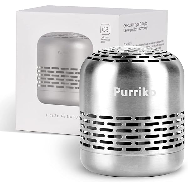 Purriko Refrigerator Deodorizer,Lasts up to 10 Years,Refrigerator Odor Eliminator,Fridge Deodorizer,More Effective Than Baking Soda Bamboo Air Purifying Bags