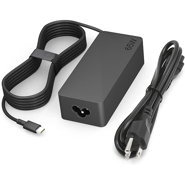 65W USB C Charger Compatible with Lenovo Thinkpad/Yoga/Chromebook Laptop Computer 65W 45W USB C Fast Power Adapter