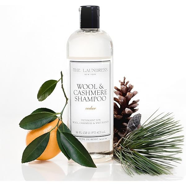 The Laundress Wool & Cashmere Shampoo, Double Concentrated, Cedar Scent, Wool Detergent, Wool Wash, Cashmere Shampoo, 16 Fl Oz