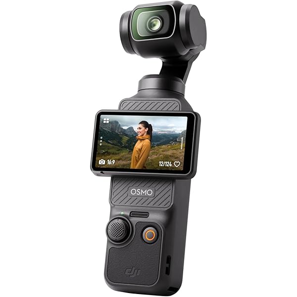DJI Osmo Pocket 3, Vlogging Cameras with 1'' CMOS & 4K/120fps Vlog Camera, 3-Axis Stabilization, Fast Focusing, Face/Object Tracking, Digital Vlogging Camera for YouTube