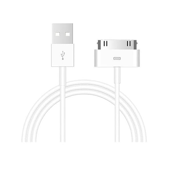 Cable Compatible with Charger iPhone 4/4S/3G/3GS,Old iPad 1 2 3,iPod Touch 4 3 2 1 Nano, iPod Classic 3 2 1,(3.3 Feet,White)