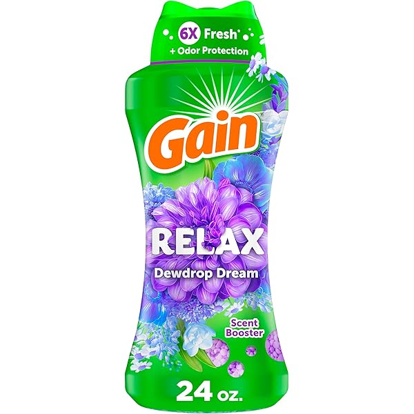 Gain In-Wash Laundry Scent Booster Beads, Relax, 24 oz