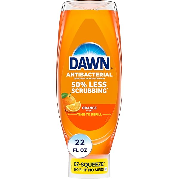 Dawn Ultra Antibacterial EZ-Squeeze Hand Soap, Orange, 22 Fl Oz