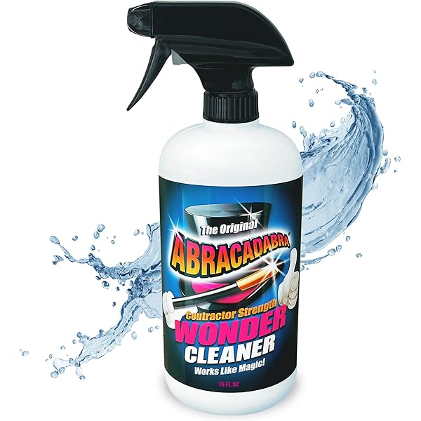 Abracadabra® Contractor Strength Wonder Cleaner - As Seen on TV - 16 fl oz - Gunk & Build up Remover - Removes Tar, Adhesives, Gum, Stickers, Sap, Oils & More on Most Surfaces - Better Stronger Faster