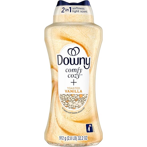 Downy Blends In-Wash Laundry Scent Booster Beads, Toasted Vanilla Scent, 32.2 OZ, Fabric Sottener Beads and Freshness