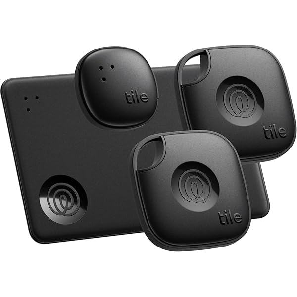 Tile by Life360 Essentials - Bluetooth Trackers & Item Locators for Keys, Wallets, Remotes & More; Easily Find All Your Things. Both iOS and Android Compatible. 4-Pack (Mates/Slim/Sticker)
