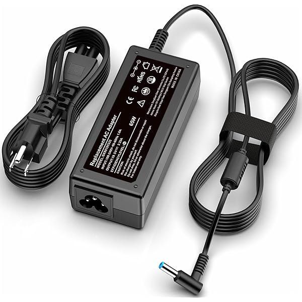 Replacement for HP Laptop Charger 65W 45W Computer Charger Smart Blue Tip Power Adapter