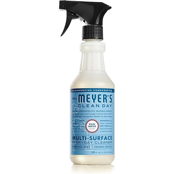 MRS. MEYER'S CLEAN DAY Multi-Surface Everyday Cleaner, Rain Water Scent, 16 Ounce Bottle