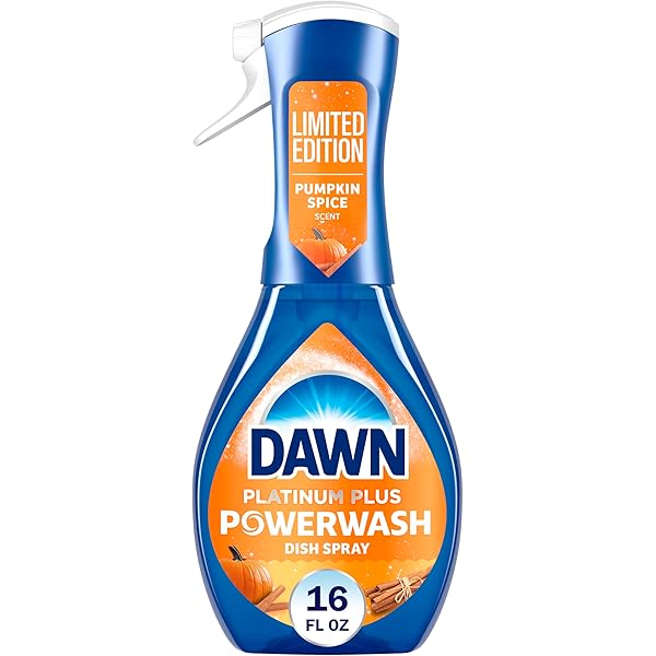 Dawn Powerwash Spray, Dish Soap, Dishwashing Liquid, Pumpkin Spice, 1 Starter Kit, 16 Fl Oz