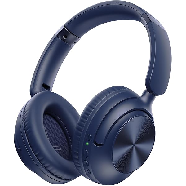 TAGRY Hybrid Active Noise Cancelling Headphones 100H Playtime Wireless Bluetooth Over Ear Headphone with Fast Charging Hi-Res Audio Comfort Earcups Headsets for Home Travel Office Phone PC Black