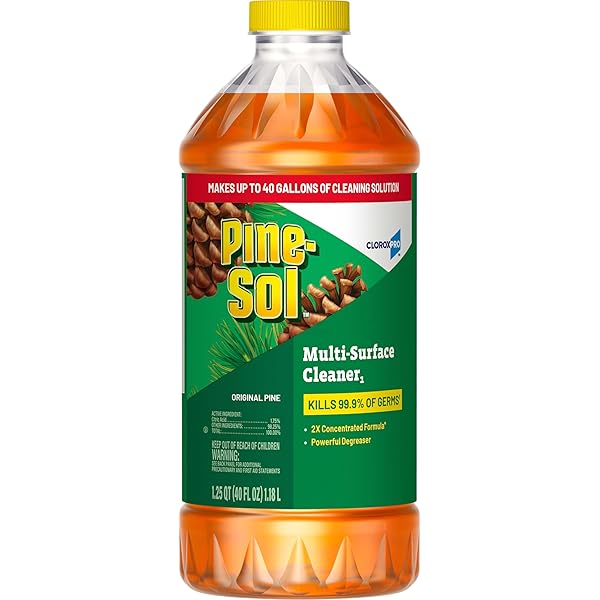 Pine Sol CloroxPro Multi-Surface Cleaner, All Purpose Cleaner, Original Pine, 40 Fluid Ounces (Package May vary)
