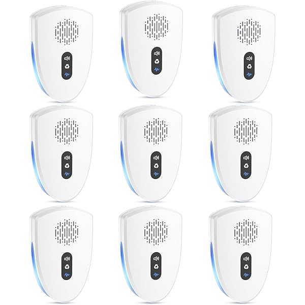 2025 Upgraded Ultrasonic Pest Control Repeller, Mouse Repellent Indoor for Spider Bug Roach Ant Fly Rat Mice Insect Deterrent, Mouse Rodent Repellent Ultrasonic Plug in, 3 Mode Switching, 6 Pack