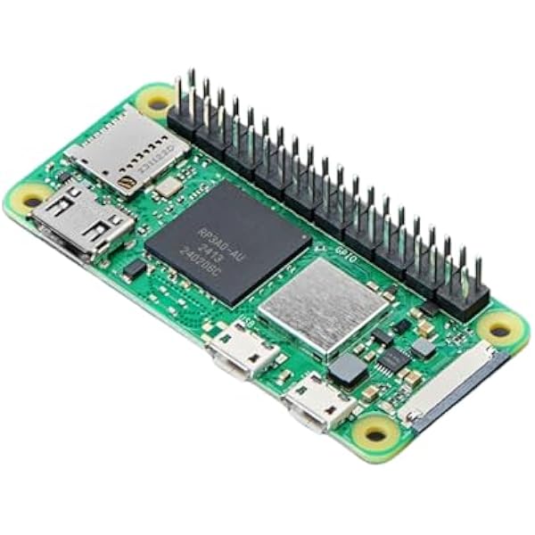 Pi Zero 2 WH - Pre Soldered Header, Quad-Core 1GHz CPU, 512MB RAM, Wi-Fi & Bluetooth, Mini HDMI, Micro USB, 40 GPIO, CSI Camera Port, 2023 Edition