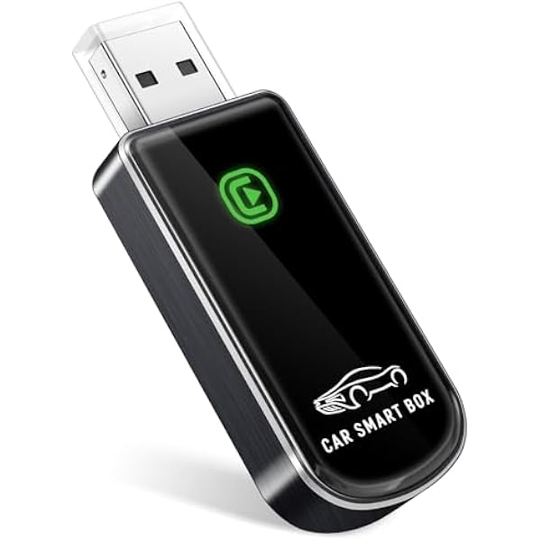 Wireless CarPlay Adapter for Apple iPhone iOS 10+ & Cars from 2015+, Mini Edition, Converts Factory Wired to Wireless CarPlay Dongle Plug & Play (Brushed Cobalt Blue)