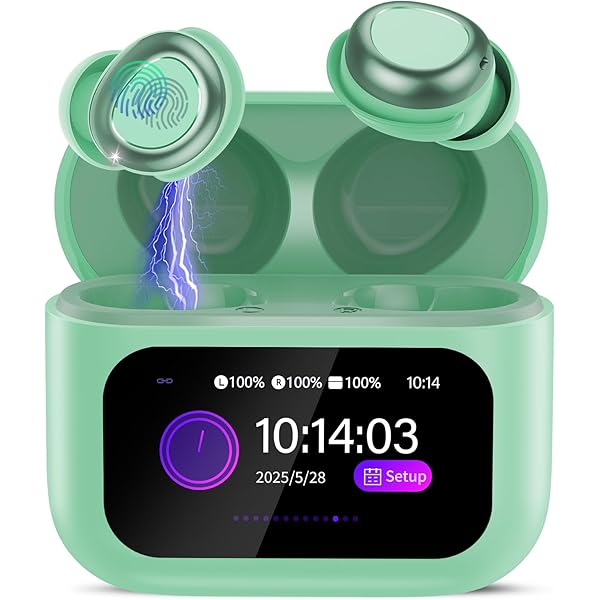 Sleep Earbuds Bluetooth 5.4 in Ear Touch Screen Sleep Headphones, Small Design Mini Sleep Earbuds for Side Sleepers with Sleep Mode, 48H Playtime Sleep Earphones Clear Calls, 5 EQ Modes, Black