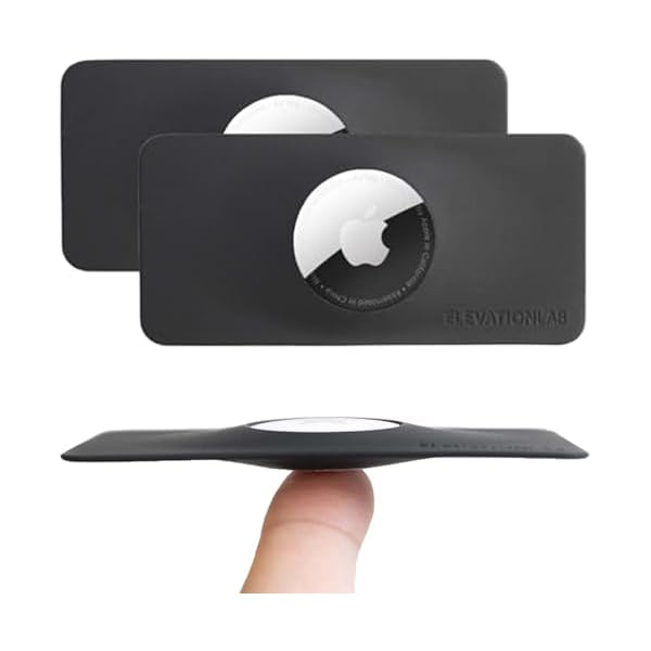 TagVault™ AirTag Wallet Holder - The Thinnest AirTag Wallet Card Insert | Flexible, Stays Hidden, Patent Pending | Elevation Lab