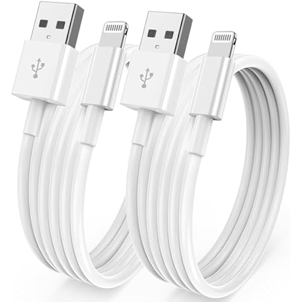 [ Apple MFi Certified ] iPhone Charger 6ft, Long Lightning to USB Cable 6 Feet, Fast Apple Charging Cable Cord 6 Foot for iPhone 14 Pro Max/13 Pro Max/12 Mini/11 Pro/11/XS/XR/8/7/6s/iPad,Air