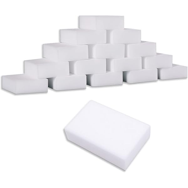 Magic Sponges Cleaning Eraser,50 Pack Melamine Sponge Foam Pads,Multi-Functional Household Cleaning Kitchen Dish Sponge for Furniture,Bathroom,Bathtub, Sink,Floor, Baseboard, Wall Cleaner