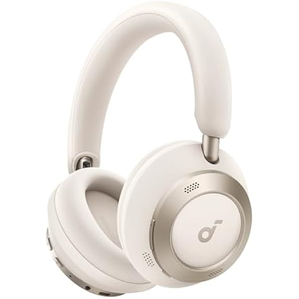 Soundcore Space One Pro, FlexiCurve Over-Ear Headphone, Adaptive Active Noise Cancelling Headphones Driven by 6 Mics, 60H Lossless Audio, Ultra-Fast Charging, Hi-Res Wireless, Comfortable Fit
