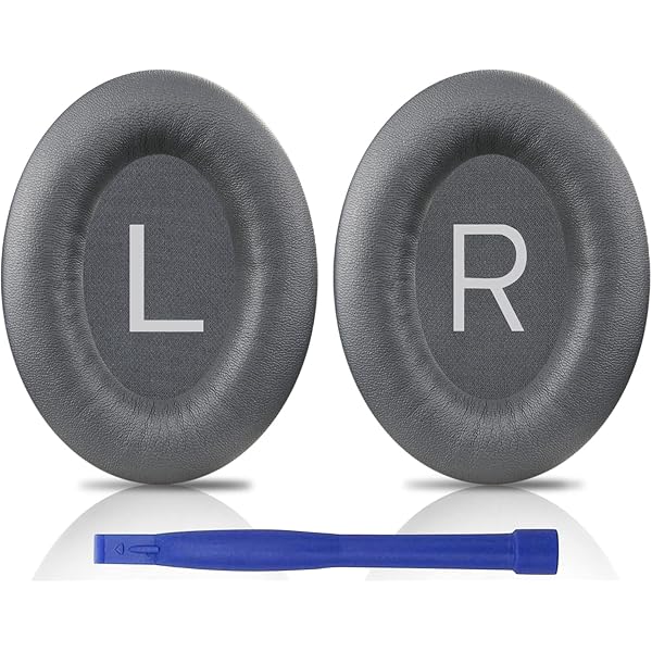 SOULWIT Earpads Replacement for Bose QuietComfort 45 (QC45)/QuietComfort SE (QC SE)/Quiet Comfort Wireless Over-Ear Headphones, Ear Pads Cushions with Softer Protein Leather - Titanium