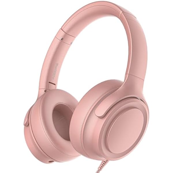 Wired Over-Ear Headphones with USB C Connector, Hi-Fi Stereo Sound, Noise-Isolating Ear Cups, Comfortable Fit for USB C Devices (No Bag, Gold)