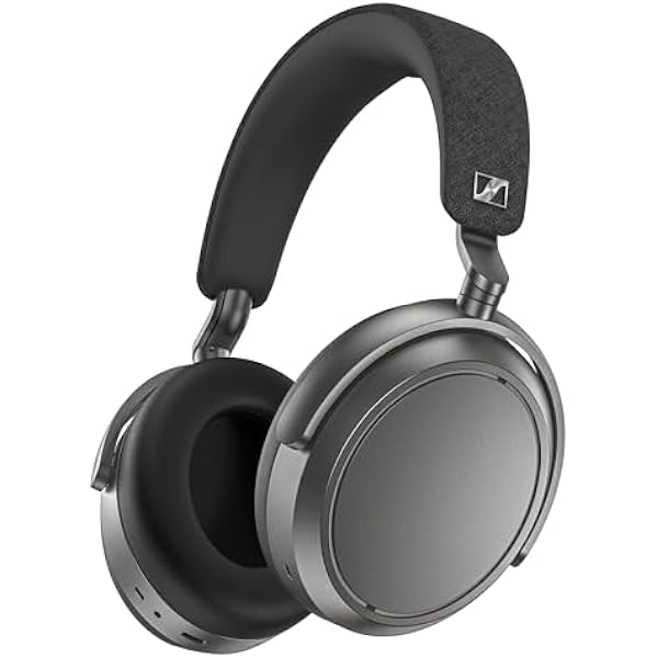 Sennheiser MOMENTUM 4 Wireless Headphones - Bluetooth Headset for Crystal-Clear Calls with Adaptive Noise Cancellation, 60h Battery Life, Lightweight Folding Design, Graphite