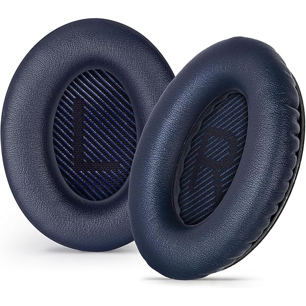 Aurivor Replacement Ear Pads Cushions for Bose QuietComfort QC 35 (ii) 25 15 2 Headphones, Earpads for QC35 (ii) QC25 QC15 QC2 SoundTrue/SoundLink AE2/AE2i/AE2w Around-Ear Headphones (MidnightBlue)
