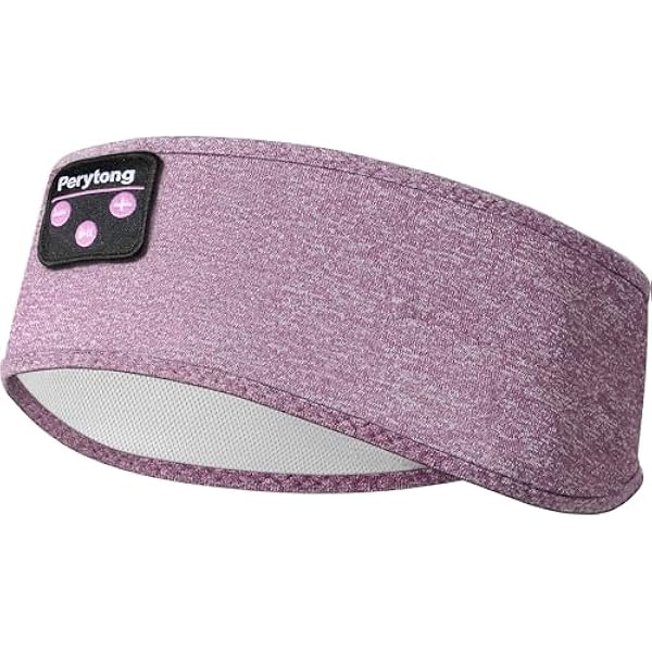 Perytong Sleep Headphones, Bluetooth Sports Headband Headphones with Ultra-Thin HD Stereo Speakers Perfect for Sleeping,Workout,Jogging,Yoga,Insomnia, Air Travel, Meditation for Unisex