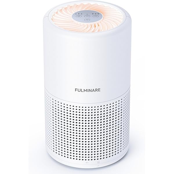 Air Purifiers for Bedroom, FULMINARE H13 True HEPA Air Filter, Quiet Air Cleaner With Night Light,Portable Small Air Purifier for Home, Office, Living Room