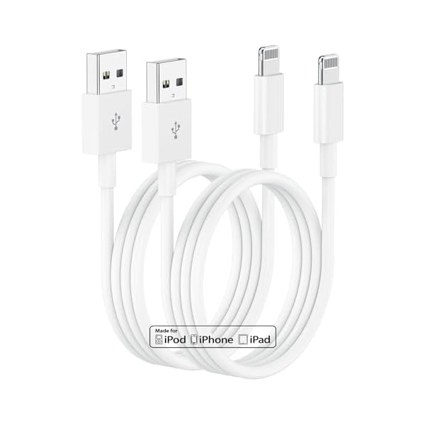 10ft iPhone Charger, [Apple Certified] Long Apple Charging Cord,10 Feet Original Lightning to USB Cable,10 Foot iPhone Charging Cable for iPhone 14 Pro Max/14/13 Pro/12 Mini/11/XS/XR/8/7/6S/5/SE,iPad